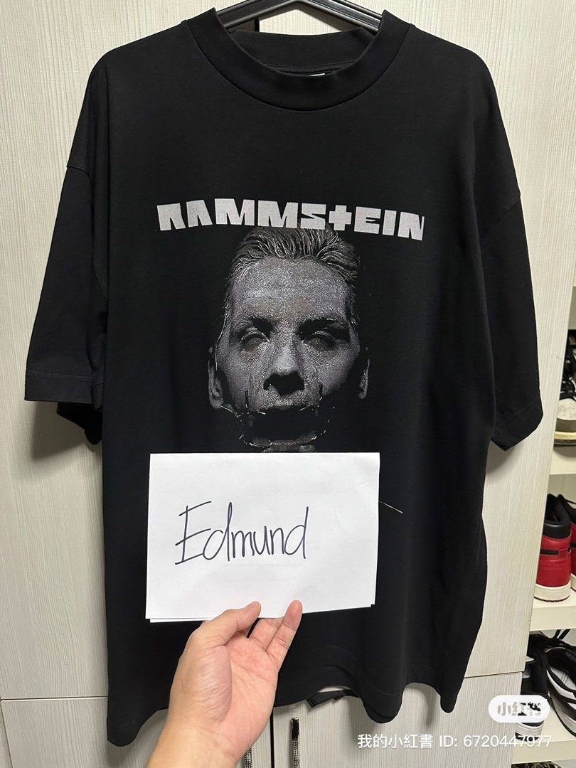 Rammstein, Men's Fashion, Tops & Sets, Tshirts Polo Shirts Carousell