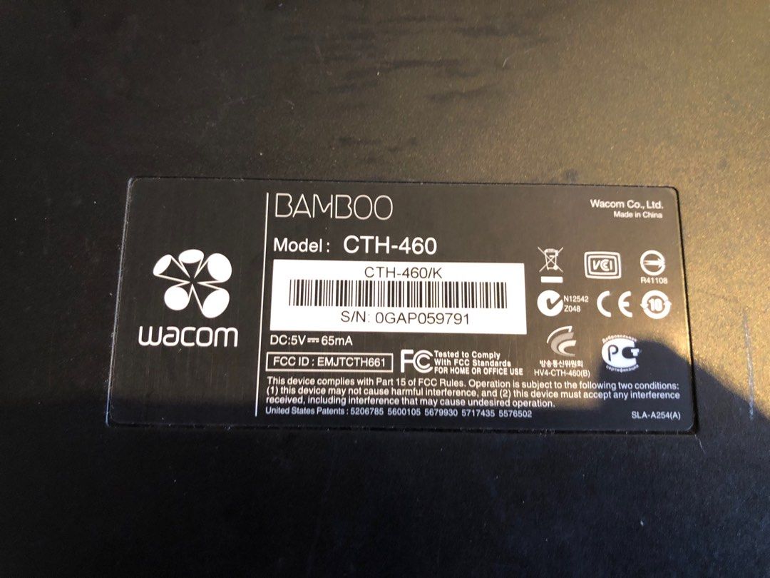 Bamboo CTH460, Computers & Tech, Printers, Scanners & Copiers on