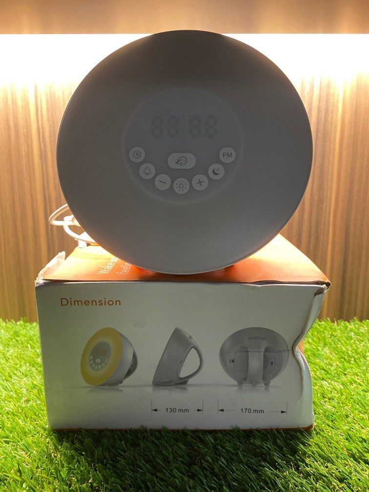 Wake Up light with radio alarm clock, TV & Home Appliances, Other Home