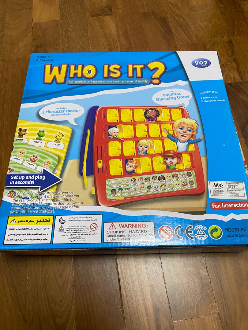Who is it game, Hobbies & Toys, Toys & Games on Carousell