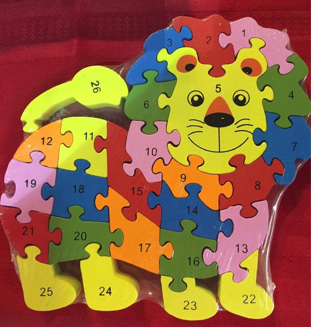Wood Puzzle Toy, Babies & Kids, Infant Playtime on Carousell