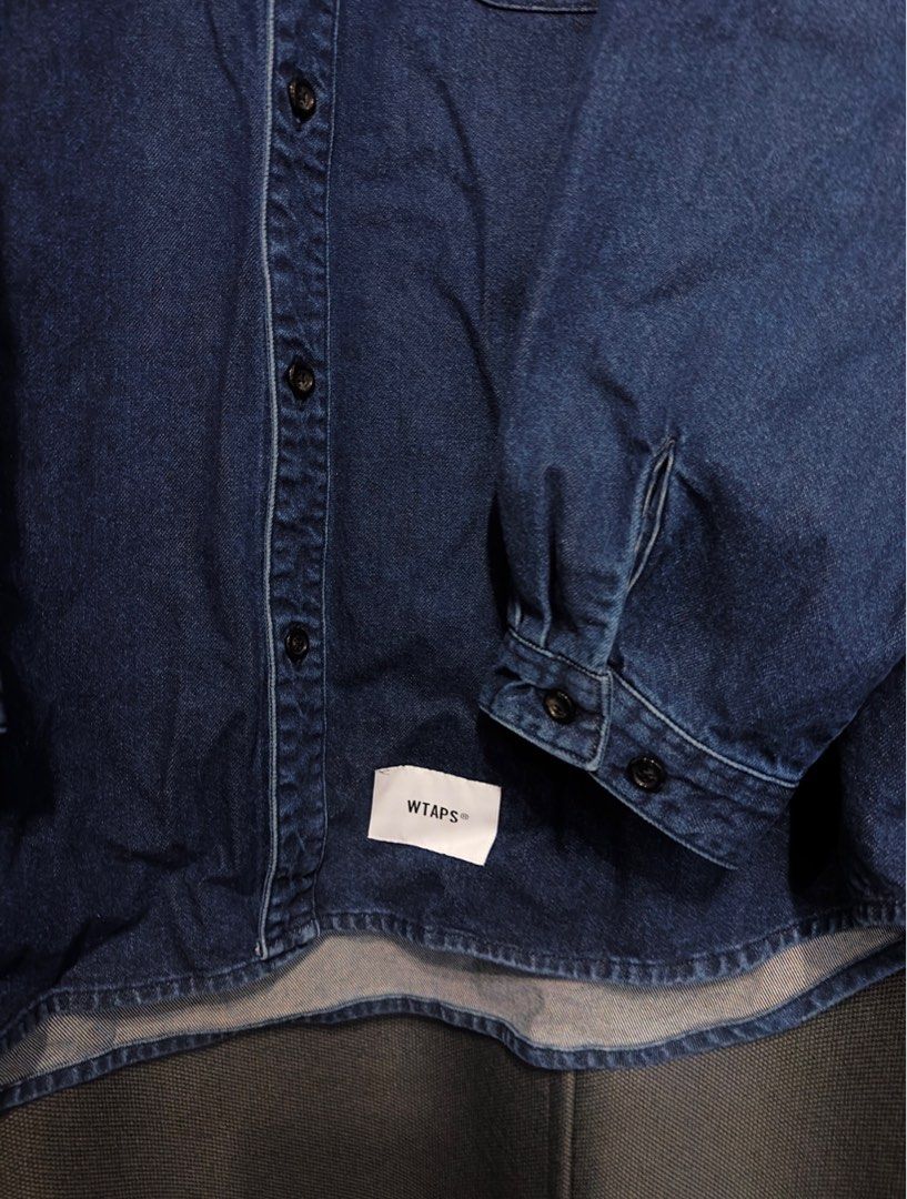 19400円オンライン店舗 割50% WTAPS 2022AW WCPO 01 LS DENIM INDIGO S