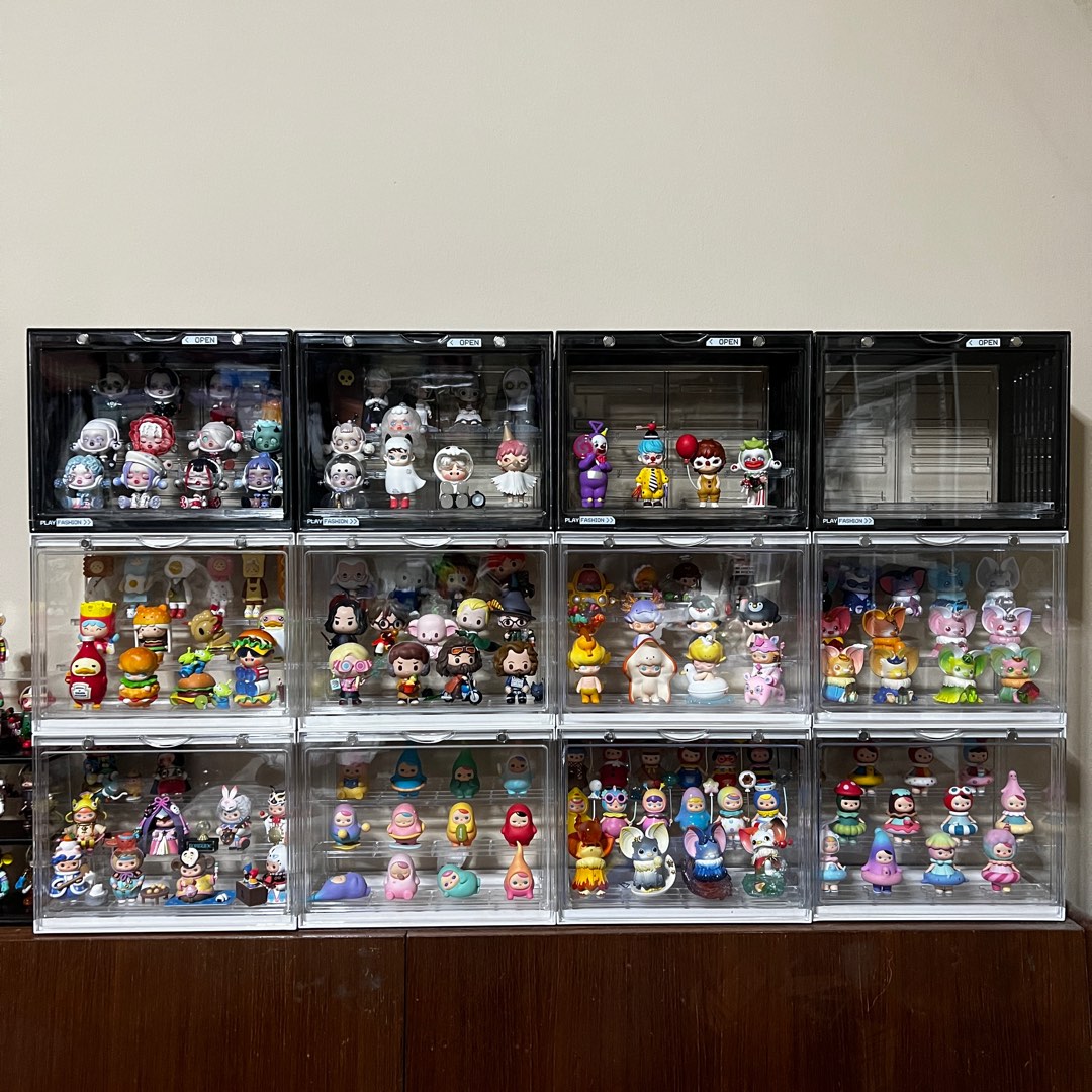 WTS Popmart Display Cases Dimoo Skullpanda Sweetbean Pucky, Hobbies ...