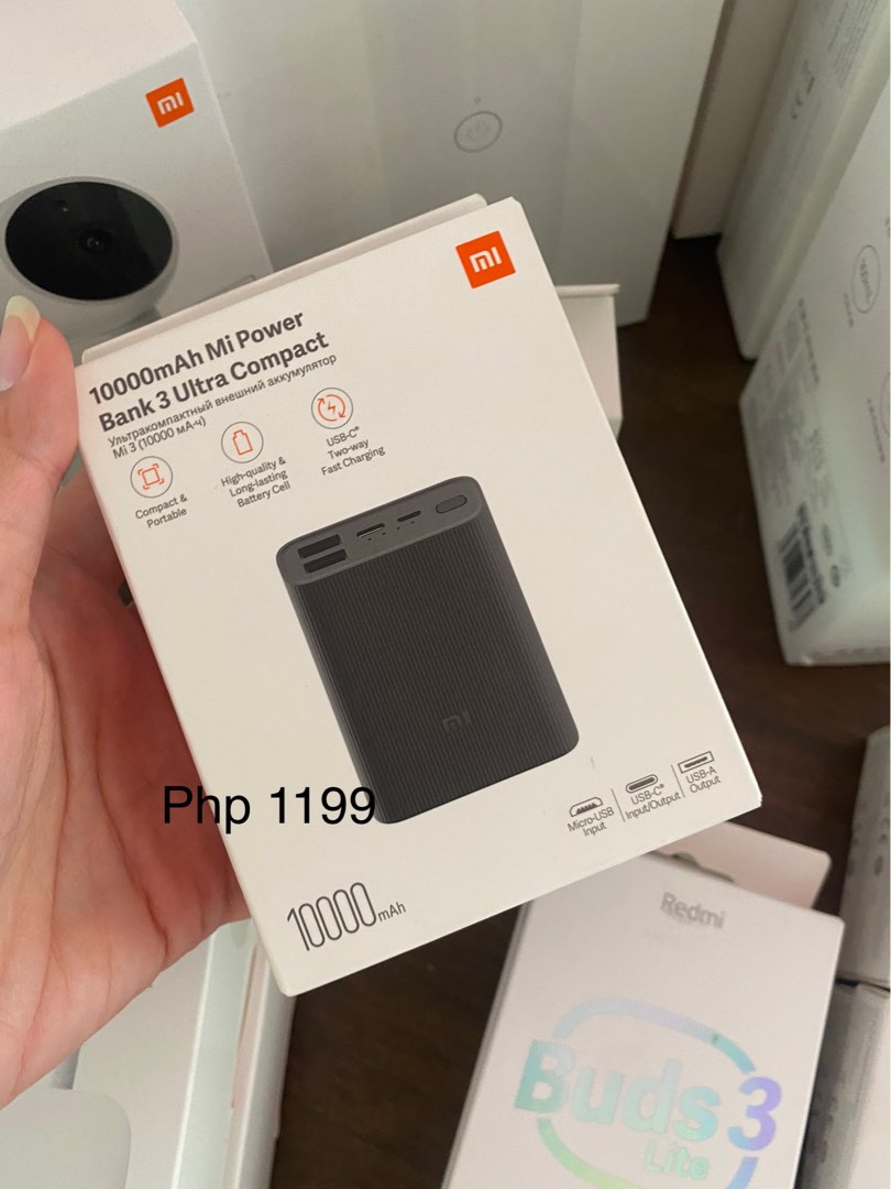 Xiaomi ultra compact powerbank 10000mah type c input and output, Mobile ...