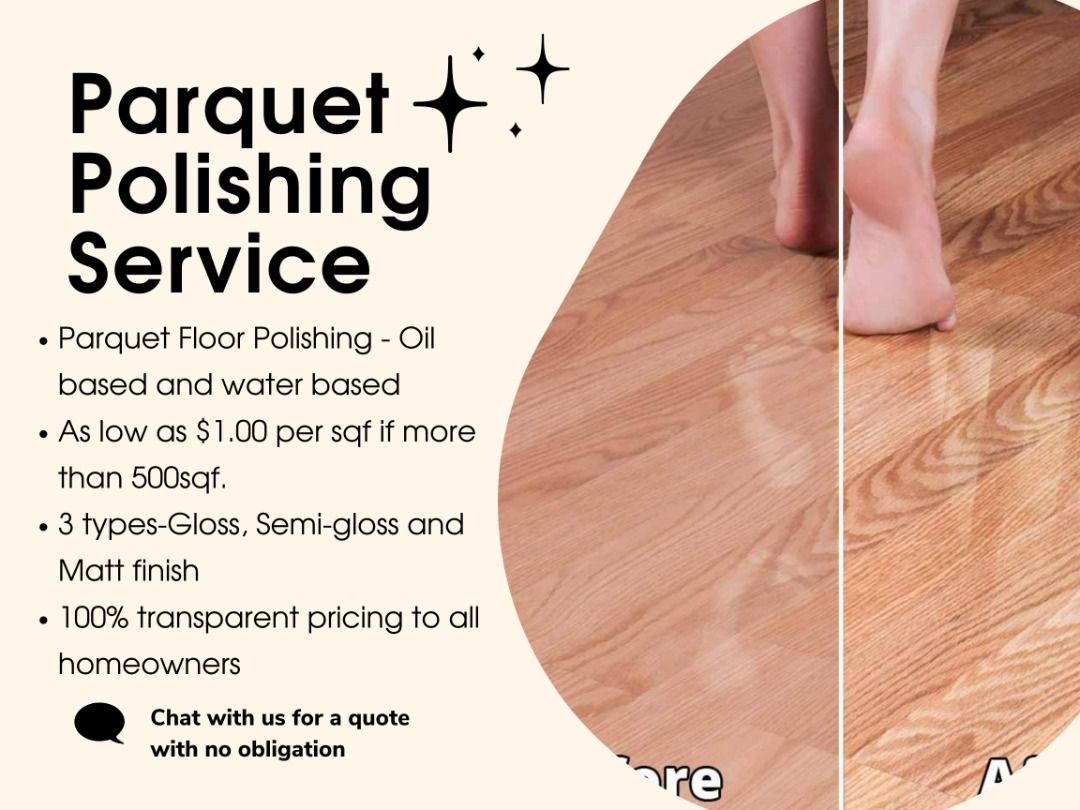 [Promotion] Parquet & Hardwood Floor Polishing and Repair. HDB, Condo