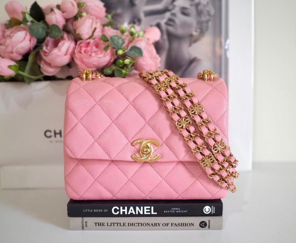 small pink chanel purse