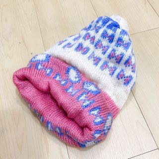 Y2K Pom Pom Beanie | Pre-order | Pastel Pompom Pink White Blue Knit 90s Fur Ball Ski Winter Cute Warm Knitted Hat