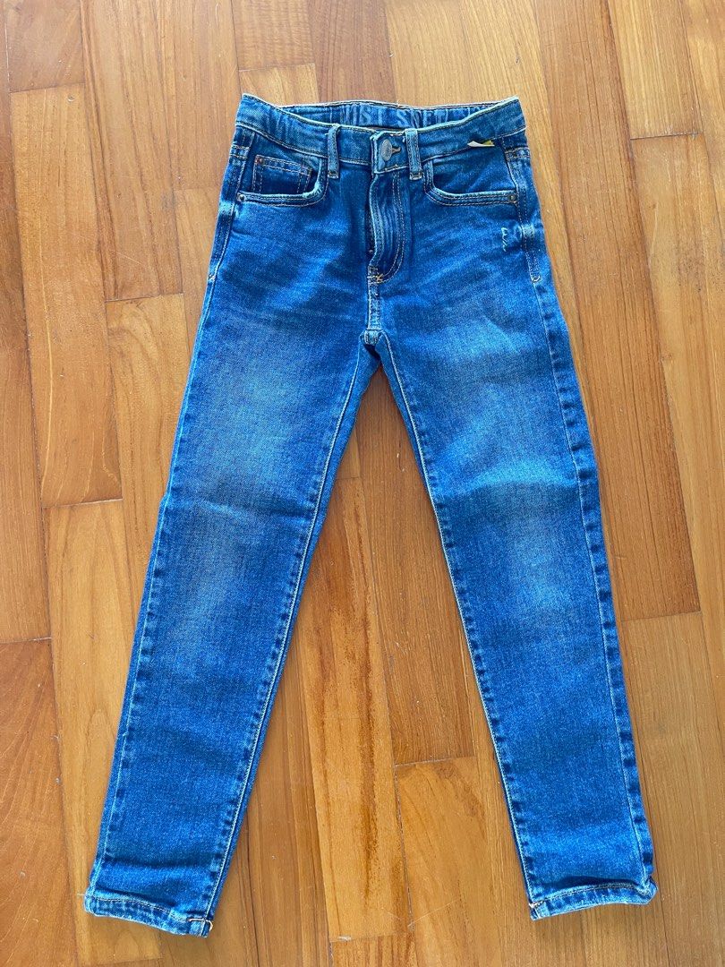 Zara Brand] Kids Skinny Style Jeans, Blue, Babies u0026 Kids, Babies u0026 Kids  Fashion on Carousell