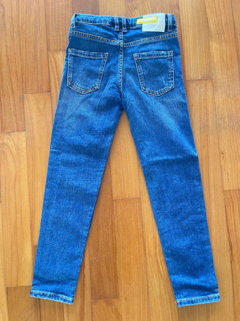 Zara Brand] Kids Skinny Style Jeans, Blue, Babies u0026 Kids, Babies u0026 Kids  Fashion on Carousell