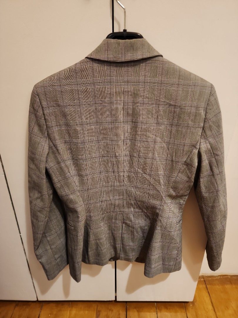 Zara Grey Blazer US2, Women's Fashion, Coats, Jackets and Outerwear on