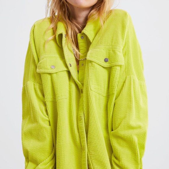 Neon corduroy jacket new arrivals