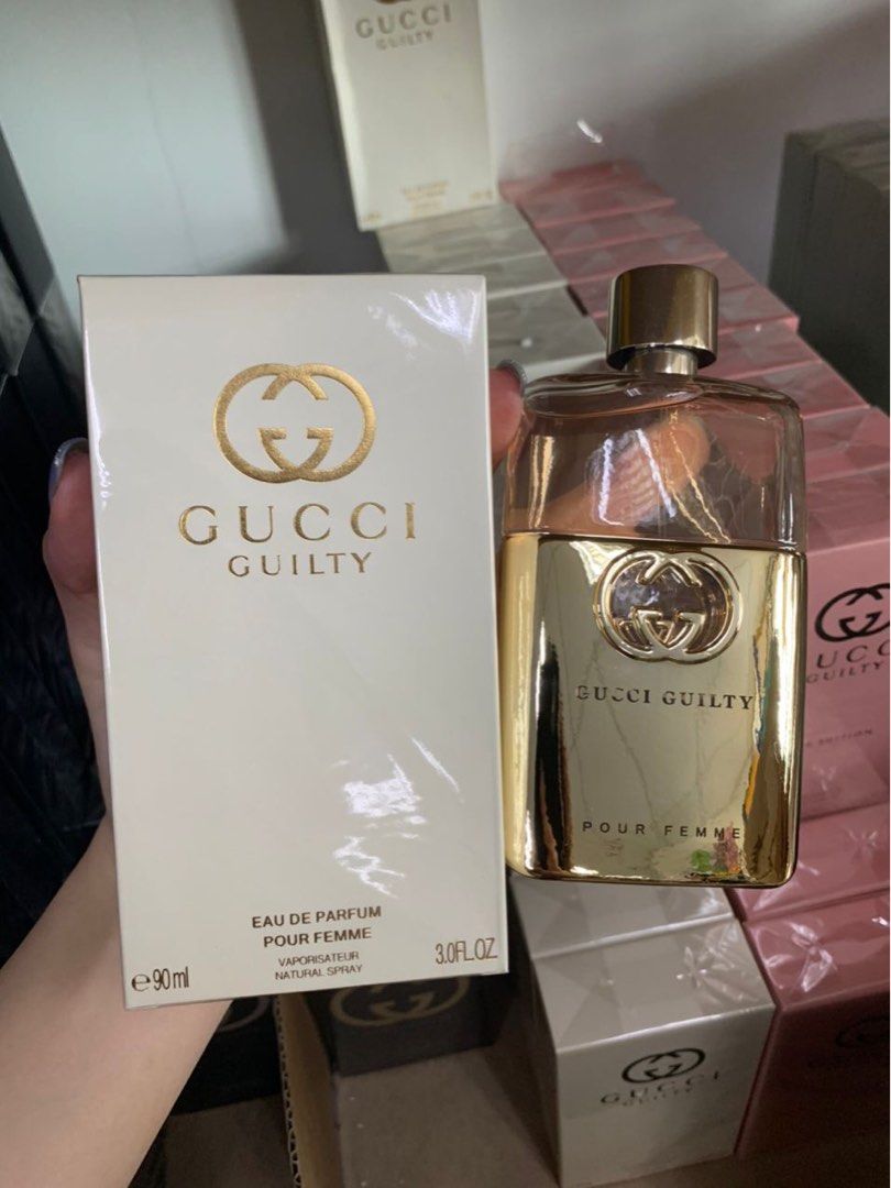 100% ORIGINAL READY STOCK GUCCI GUILTY POUR FEMME EDP 90ML, Beauty u0026  Personal Care, Fragrance u0026 Deodorants on Carousell