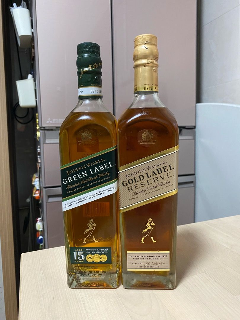 2 Bottles Sale) of 1 bottle each 700ml JW Gold Label Whisky ...