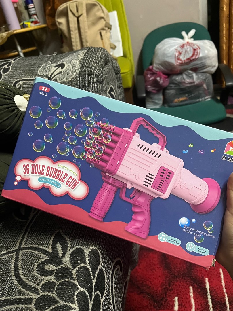 36 hole bubble gun [ battery included ], Hobbies & Toys, Toys & Games