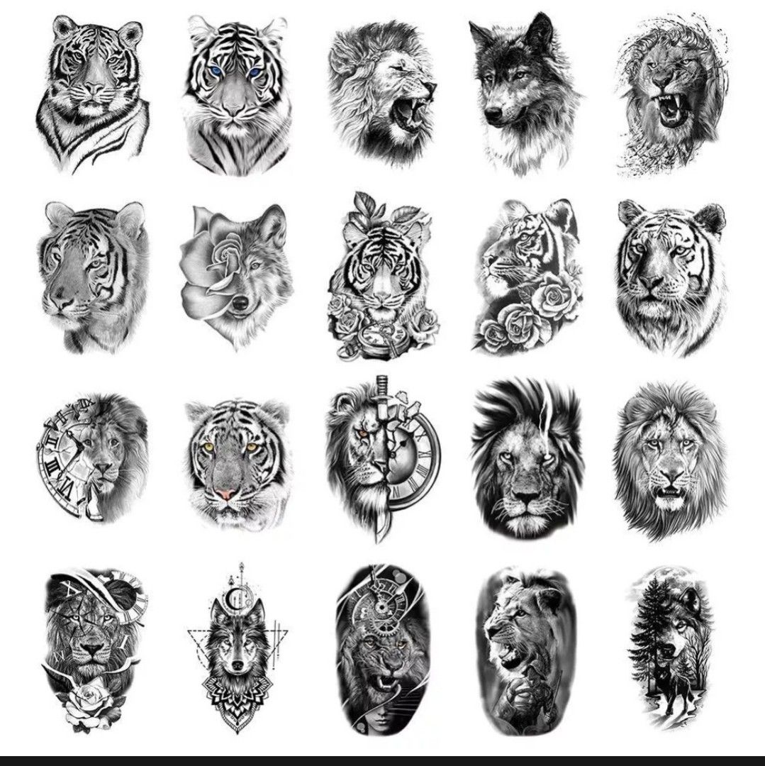 3D large temporary Tattoos Waterproof Tattoo stickers, Hobbies & Toys