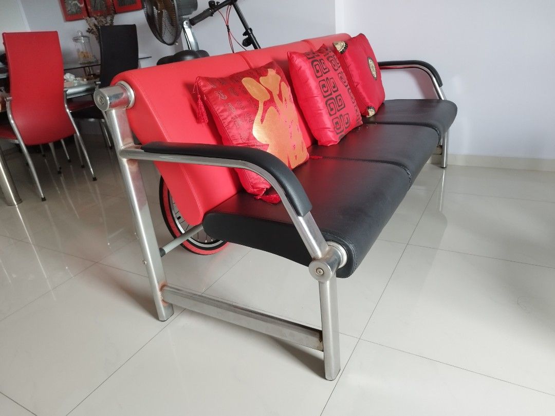 3-seater Sofas (Category: Sofas) located in Singapore. Submitted by kenji_chen (Listing ID 1204013777, Image 3). Description: Bought this Sofas in Jun-21. The center seater has a minor scratch by Cat nails. Other conditions are good. Sales proceed will be donated to charity..