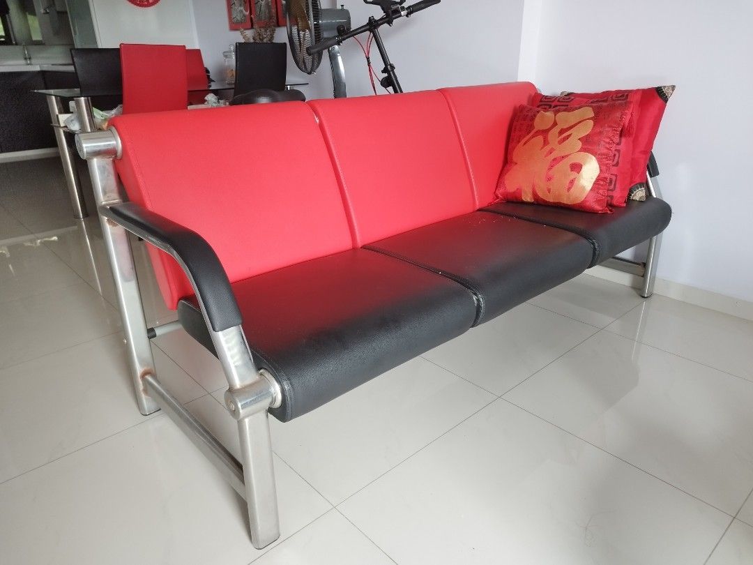 3-seater Sofas (Category: Sofas) located in Singapore. Submitted by kenji_chen (Listing ID 1204013777, Image 1). Description: Bought this Sofas in Jun-21. The center seater has a minor scratch by Cat nails. Other conditions are good. Sales proceed will be donated to charity..