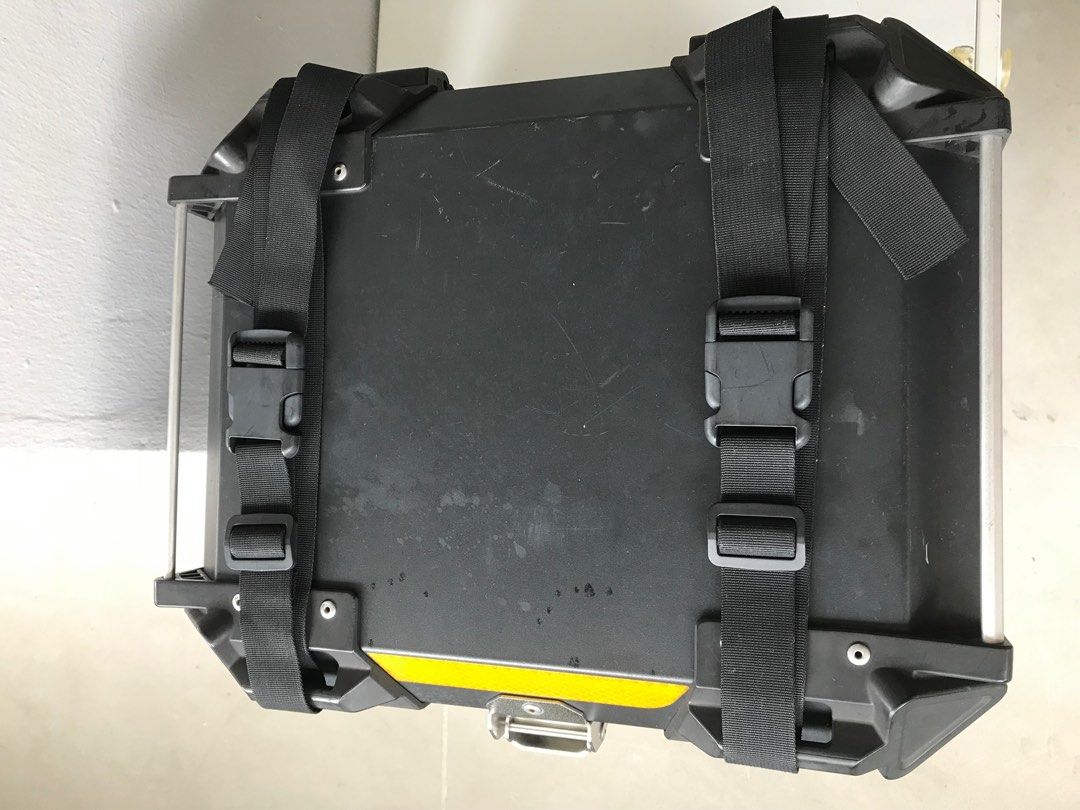 Used Top Box 45litre aluminium top box, Motorcycles, Motorcycle Accessories on Carousell