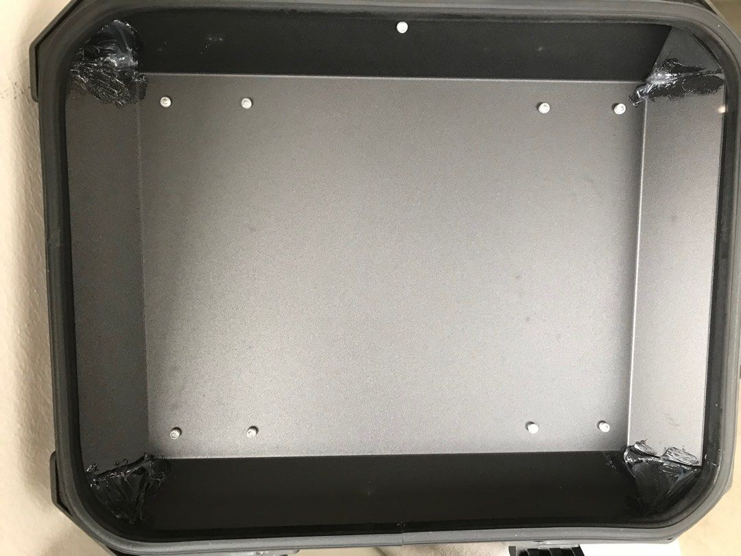 Used Top Box 45litre aluminium top box, Motorcycles, Motorcycle Accessories on Carousell