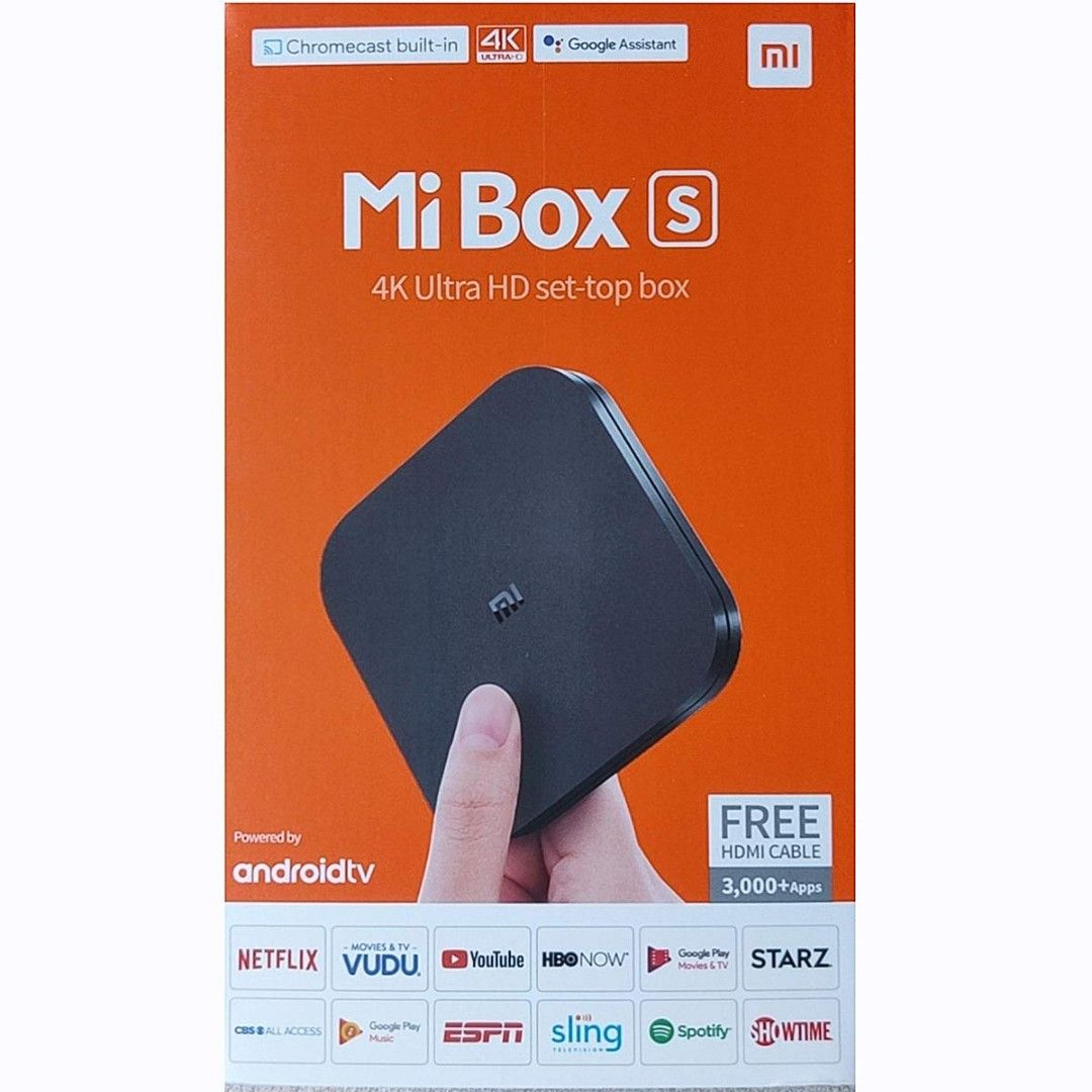 4k Mi Box S + Air mouse, TV & Home Appliances, TV & Entertainment, Entertainment & Smart Home Devices on Carousell