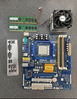 電腦底板 + 2Gb + 雙核 cpu  + 散熱