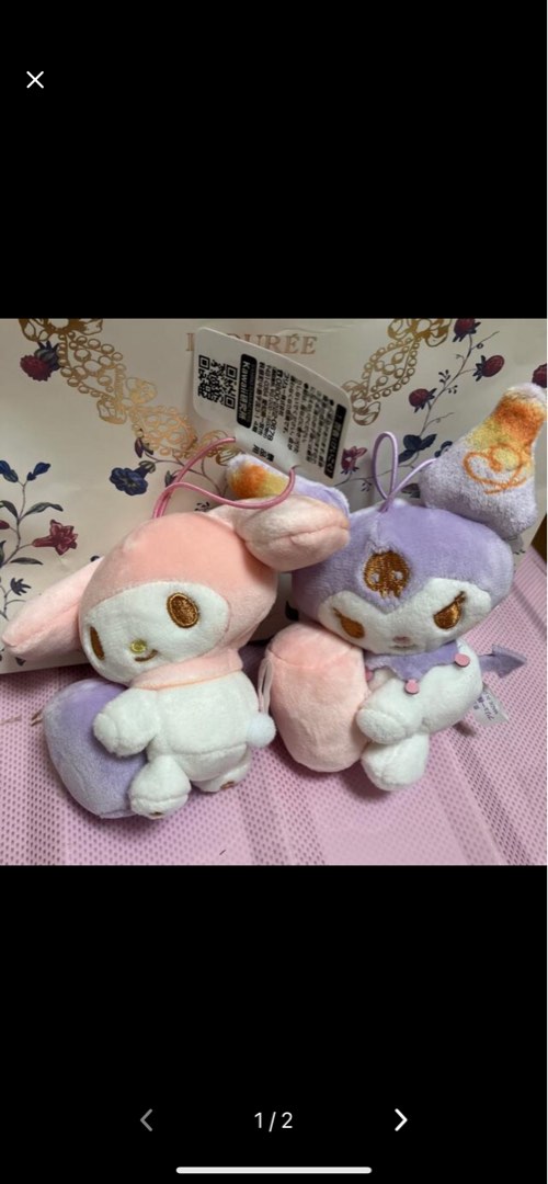 現貨 聖誕禮物 生日禮物首選 Sanrio 公仔 可羅米 Kuromi my melody 日本景品, 興趣及遊戲, 玩具 & 遊戲類 ...