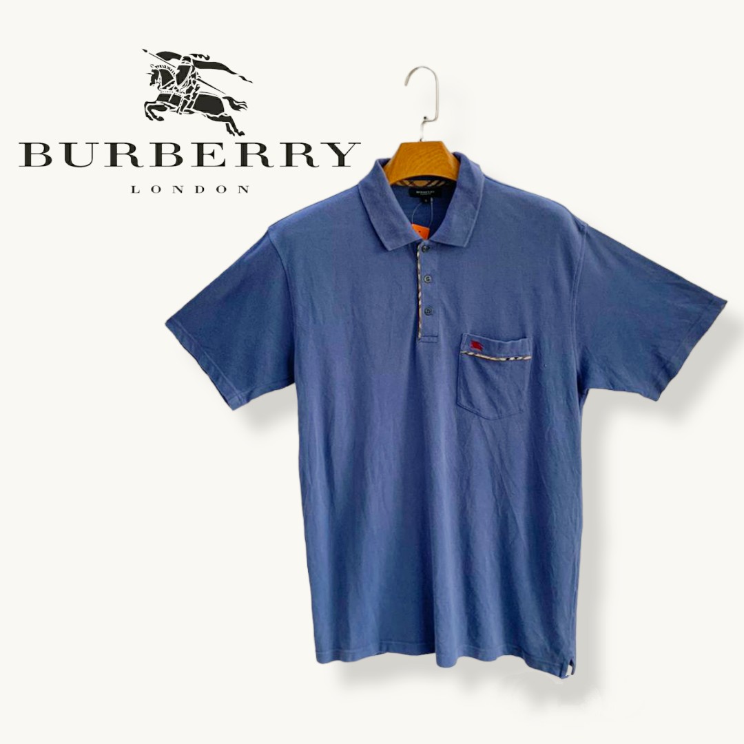 Authentic burberry hot sale polo shirt
