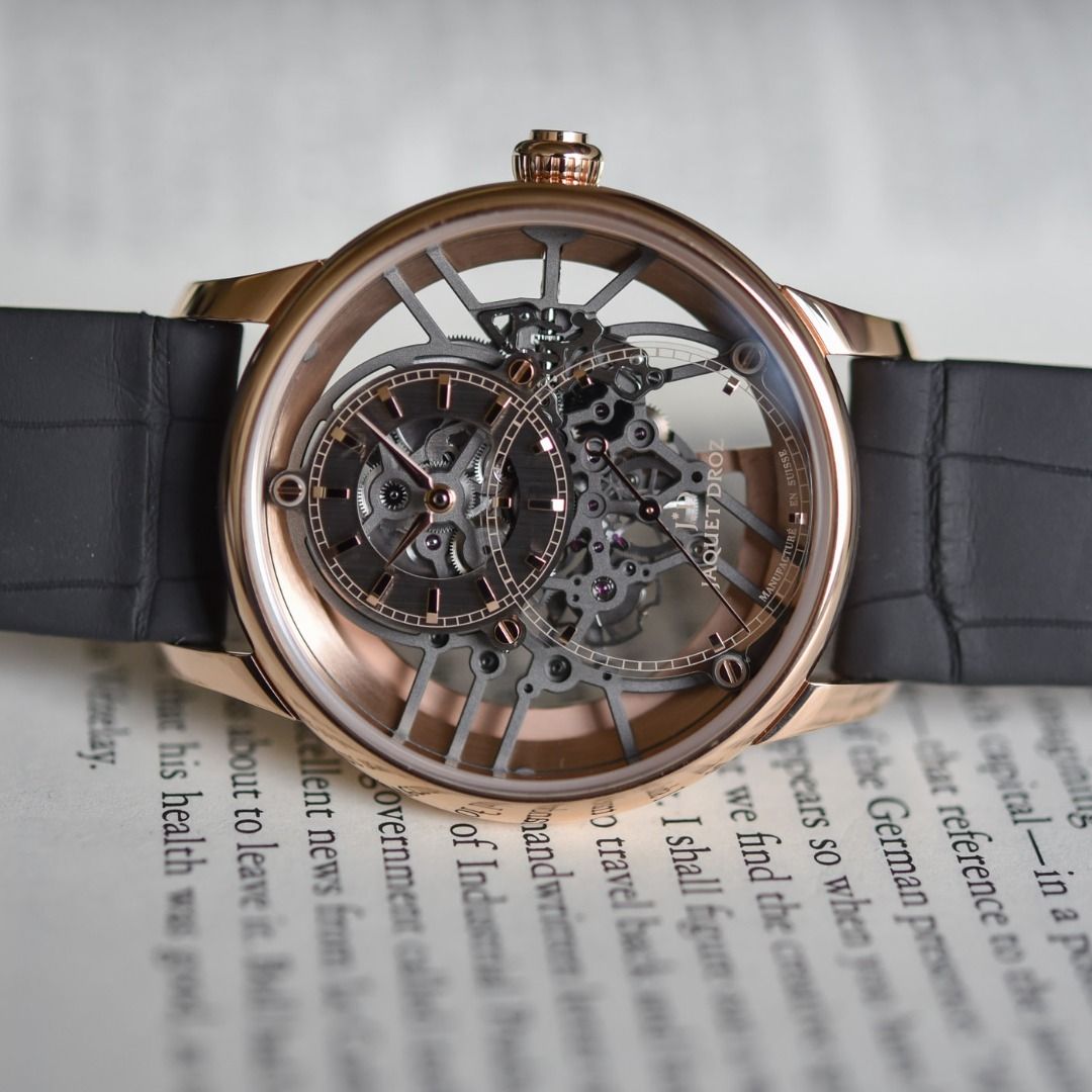 雅克德罗Jaquet Droz Grande Seconde Skelet-One Red Gold J003523241 