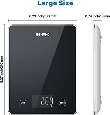 RENPHO Bluetooth Food Scale with App, Digital Smart Kitchen Scale