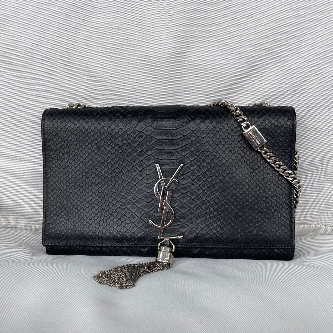 Ysl snakeskin clutch cheap