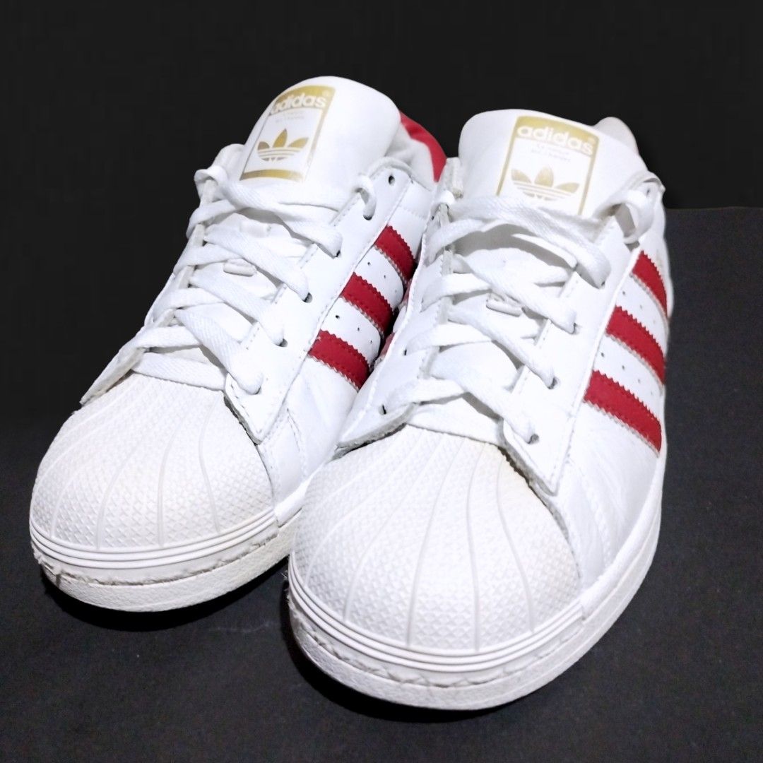 adidas superstar scarlet red