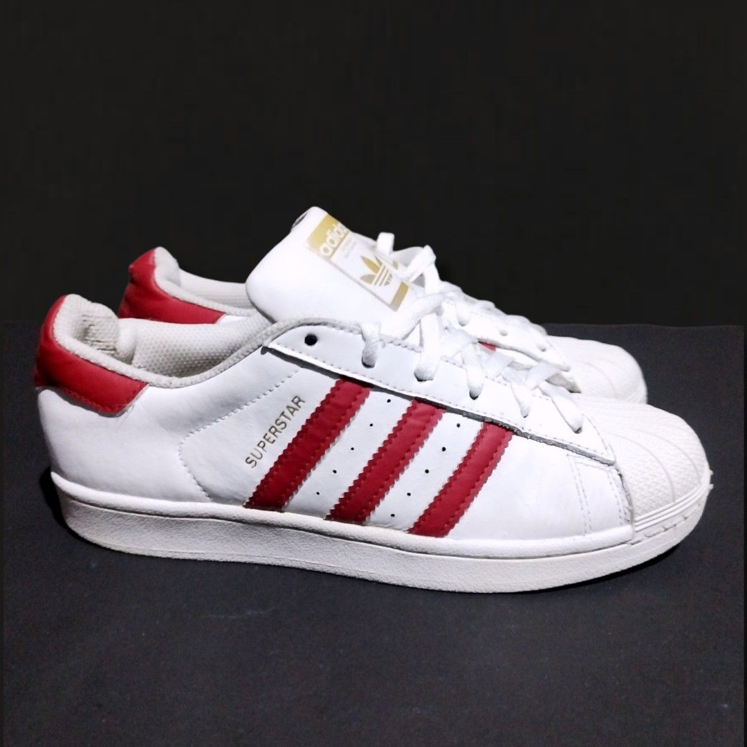 adidas superstar scarlet red