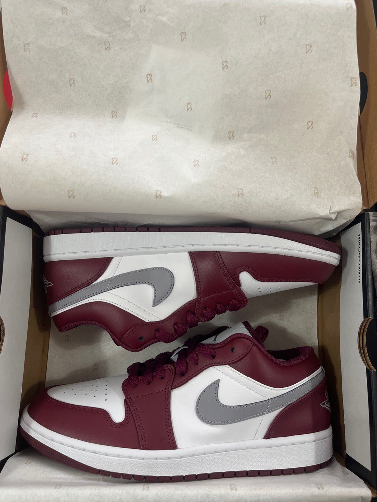 Jordan 1 low bordeaux new arrivals