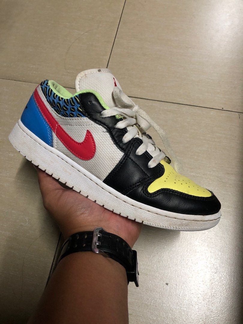 jordan 1 low funky pattern