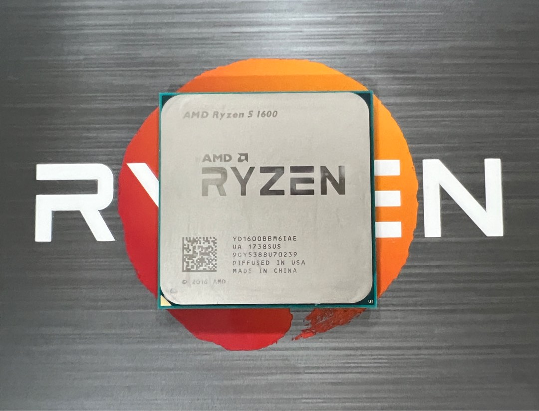 AMD Ryzen 5 1600 8 cores unit Computers Tech Parts