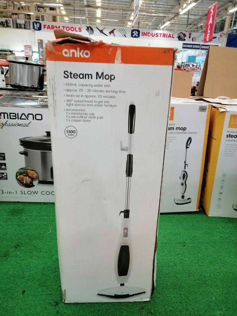 Anko Steam Mop, Furniture & Home Living, Cleaning & Homecare Supplies