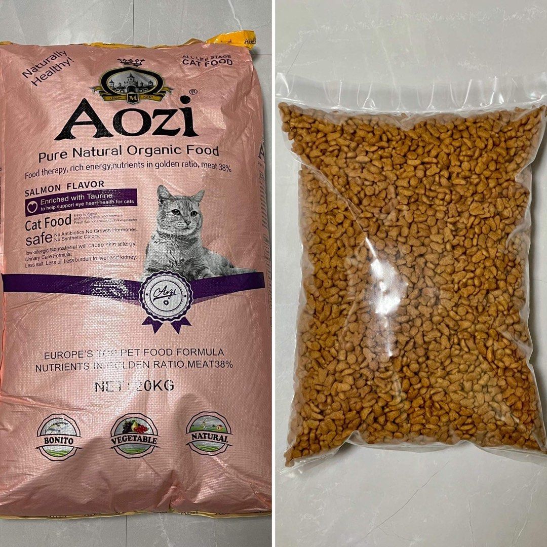 Aozi Cat Salmon 1kg, Pet Supplies, Pet Food on Carousell