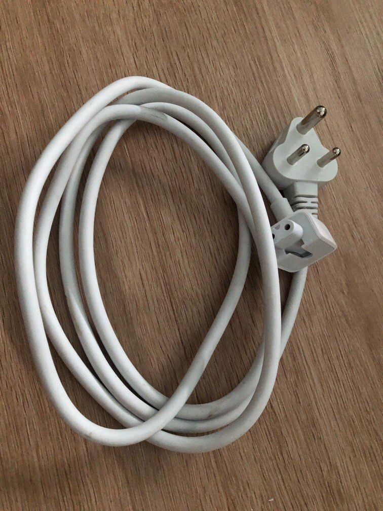 Apple power adaptor cable Type D use in India power plug, Computers