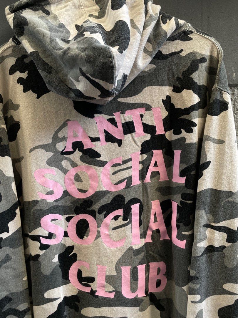 Assc Snow Camo Hoodie, Men's Fashion, Tops & Sets, Hoodies on Carousell