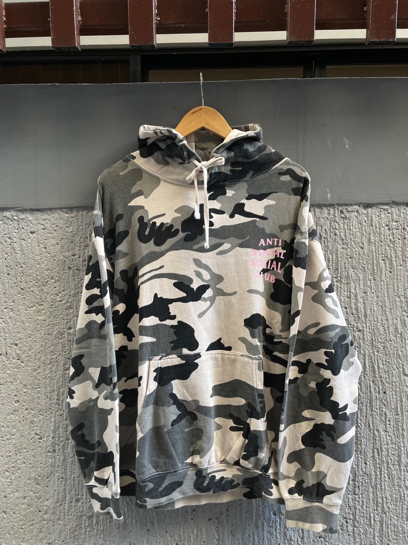 Assc Snow Camo Hoodie Men s Fashion Tops Sets Hoodies on