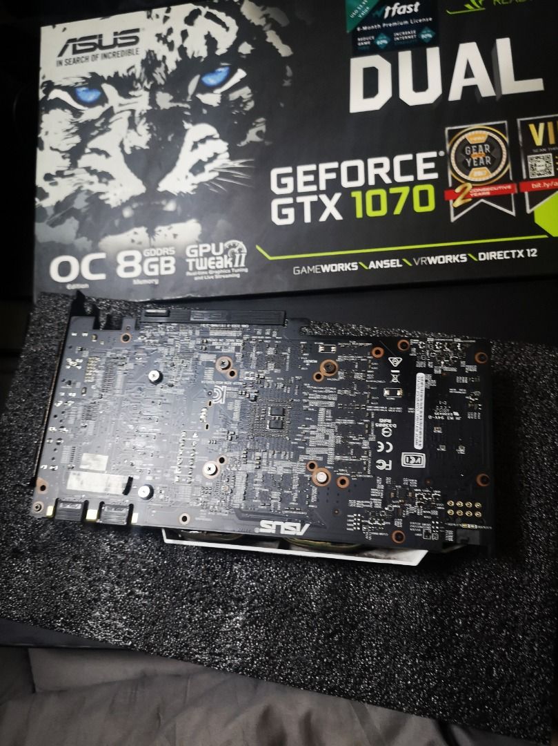 Asus gtx 1070 dual backplate new arrivals