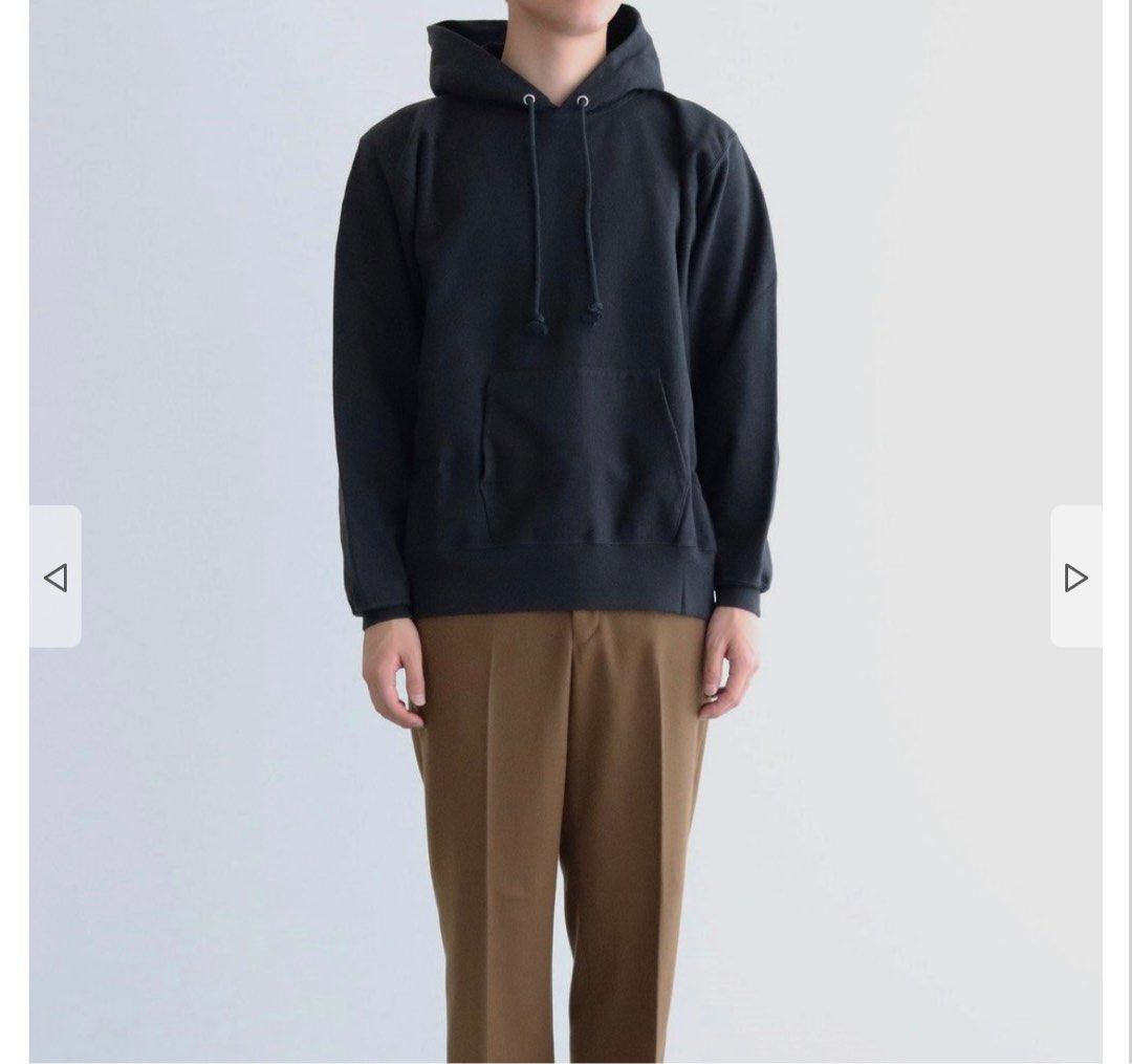 AURALEE SUPER MILLED SWEAT P/O PARKA