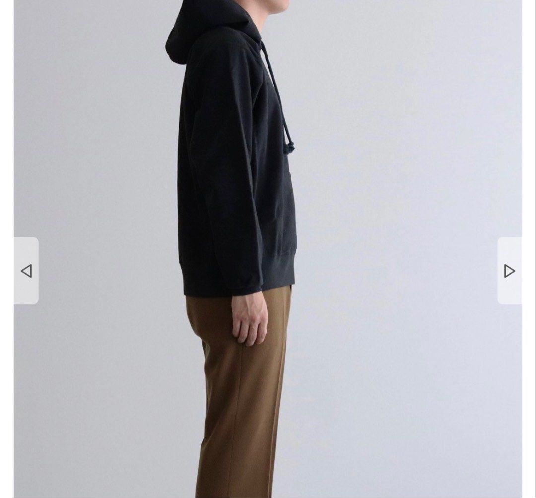 AURALEE SUPER MILLED SWEAT P/O PARKA