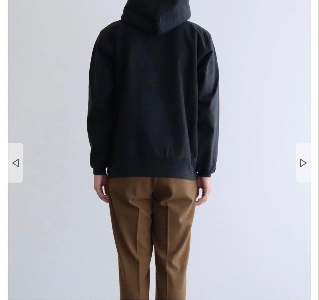 AURALEE SUPER MILLED SWEAT P/O PARKA