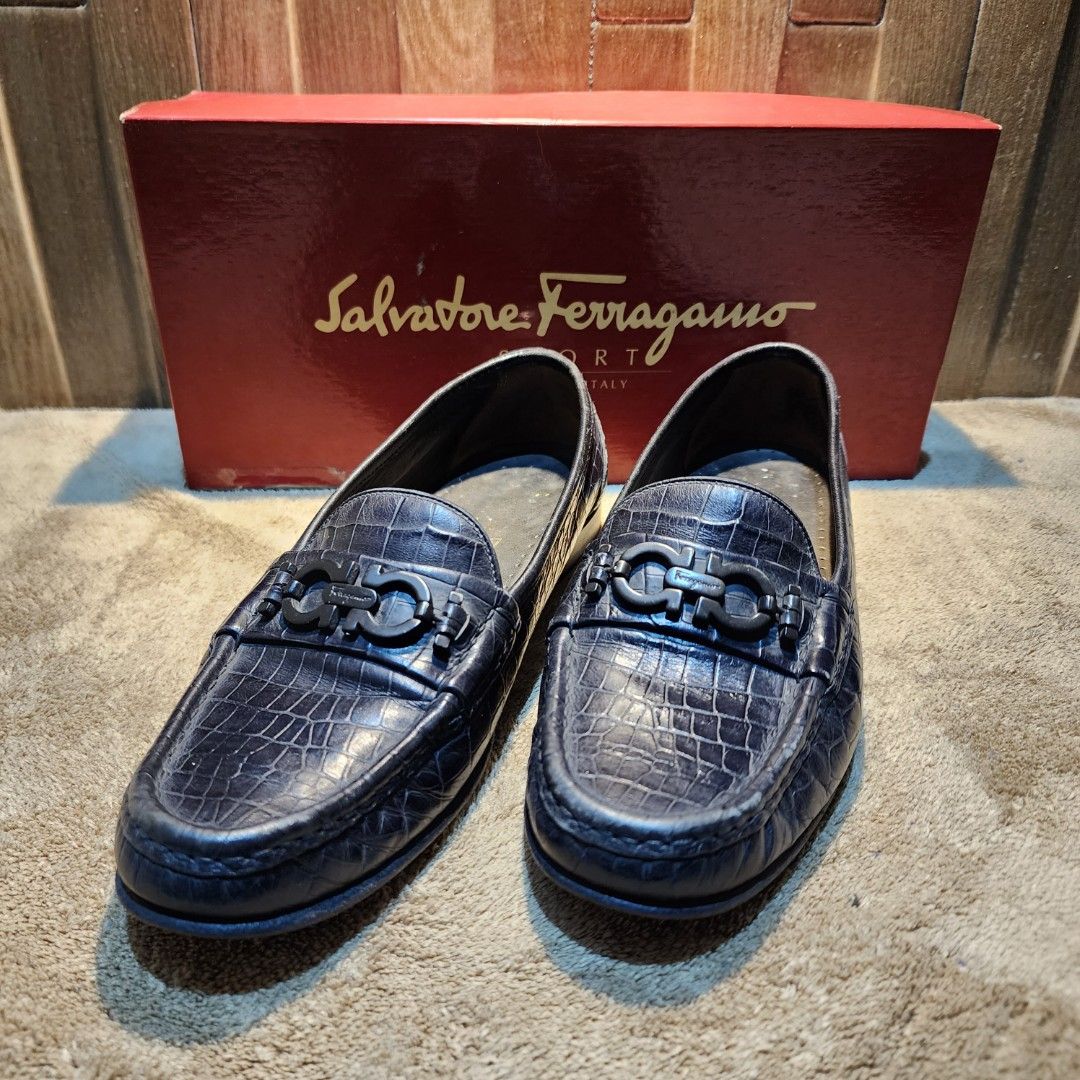 Ferragamo crocodile shoes outlet