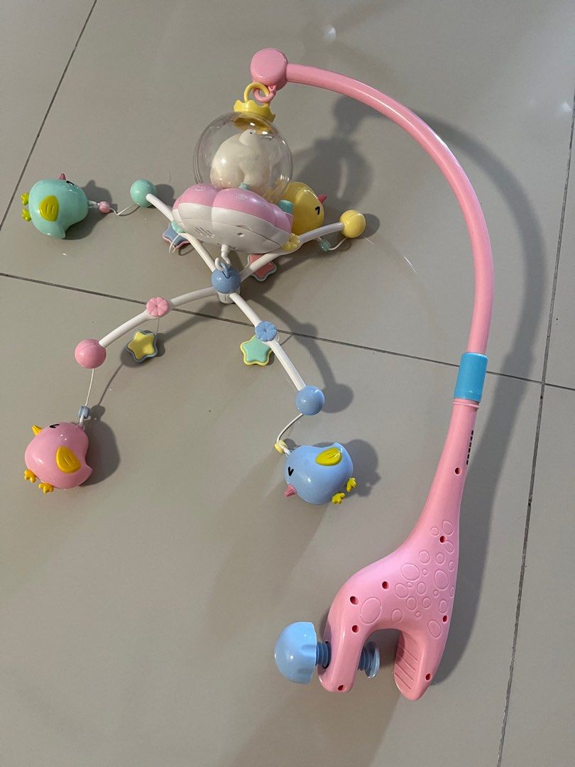 Music toy clearance for baby bed