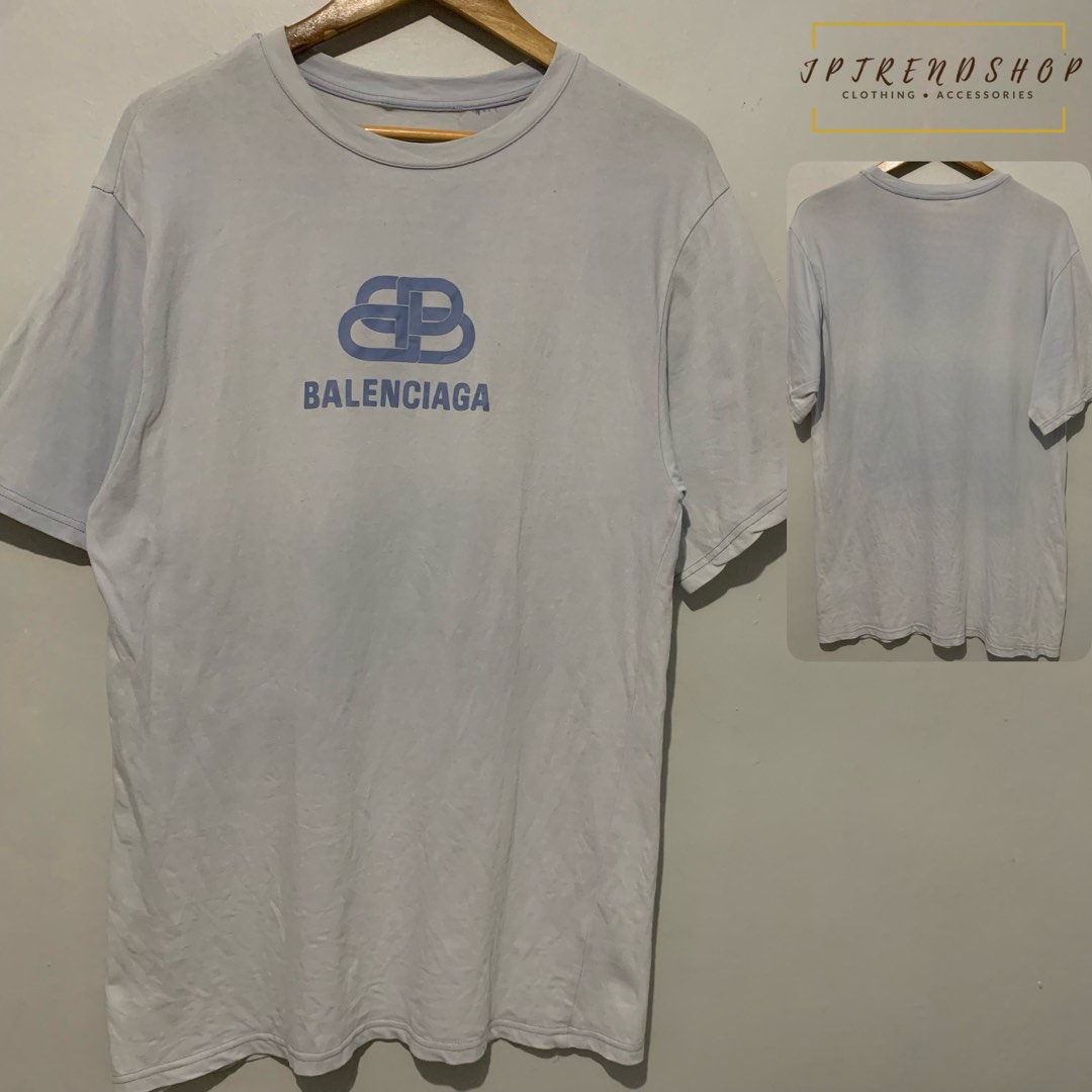 Balenciaga Men Nano Bb Logo Polo