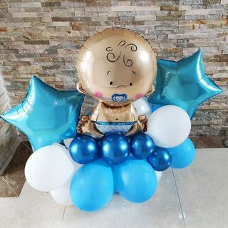 Balloon Garland Helium Balloon centrepiece baby shower it’s a boy it’s a girl party decoration bride to be