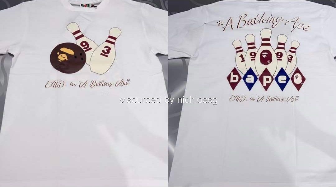 BAPE X END. BOWLING TEE 1