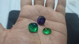 Batu cincin zamrud kecubung emerald amethyst